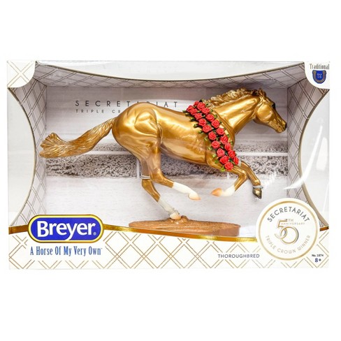 Breyer:Horses The Traditional Series - Gold Secretariat 50th Anniversary Model - image 1 of 4