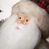 18.75"H Sullivans Woodland Plaid Santa Figure  Christmas Decor  Multicolored - 2 of 3