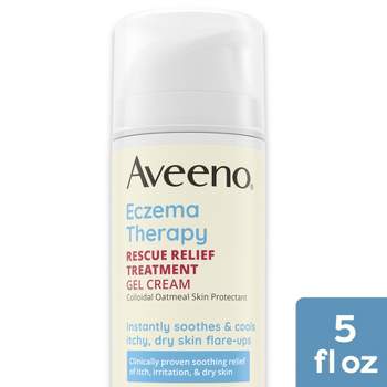 Aveeno Eczema Therapy Rescue Relief Treatment Body Gel Cream for Itchy and Dry Skin - 5 fl oz
