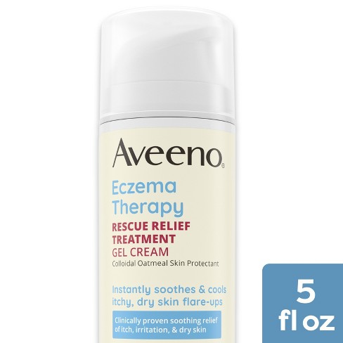 Aveeno Eczema Therapy Rescue Relief Treatment Body Gel Cream, 5oz : Target