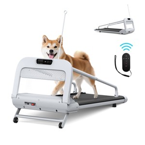 Smart Pet Treadmill for Small and Medium Dogs with Large Running Area Adjustable Speed and Foldable Design for Indoor Dog Exercise - LAOTIES - 1 of 4
