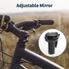 Bike Rearview Mirror 46x32x44mm Adjustable | Front Handlebar Bike Mirror Black with Mounting Accessories for Bicycle Mountain Road Bike 1 Set - 3 of 4