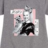JoJo Siwa Shine Bright Graphic Short Sleeve Fleece Dress - Heather Grey - 2T - 2 of 3