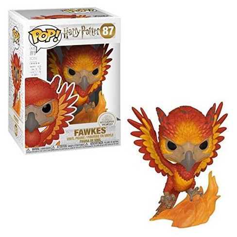 Tarmfunktion nød Joke Funko Pop! Movies: Harry Potter - Chamber Of Secrets - Fawkes The Phoenix  Bird With Glow In The Dark Flame : Target