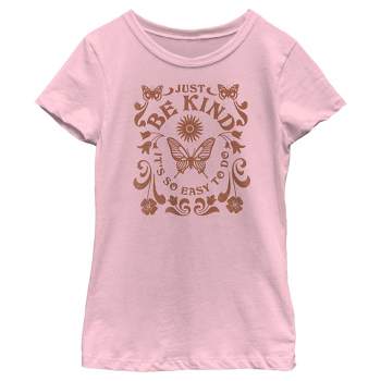 Girl's The Little Mermaid Ariel Curious & Kind T-shirt - Light Pink - X ...