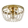 Elegant Lighting Kylie 10 inch flush mount in brass - 3 of 4