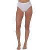 Memoi Women's 3 Pair Pack Ribbed Briefs - 2 of 4