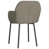 vidaXL Dining Chairs, 2 Pcs, Light Gray Velvet - 4 of 4