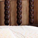 walnut +king size +wood