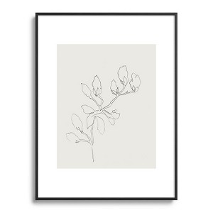 Megan Galante Floral Study No 3 Metal Framed Art Print - Deny Designs - 1 of 4