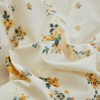 Floral Cotton Comforter Set – 100% Cotton Bedding with Elegant Botanical Print, Soft Lightweight All Season Quilt, King/Queen - 3 of 4
