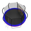 Jump Into Fun 12FT Outdoor Trampoline Equipped With 360-Degree Safety Net, Curved Poles, zipper door Recreational Trampoline for Kids and Adults - 4 of 4