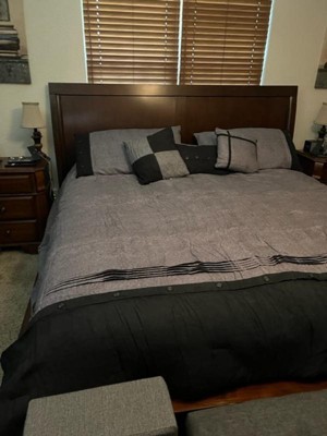 Suede - Faux Set Brown Madison Park Comforter Target 7pc : Powell Queen
