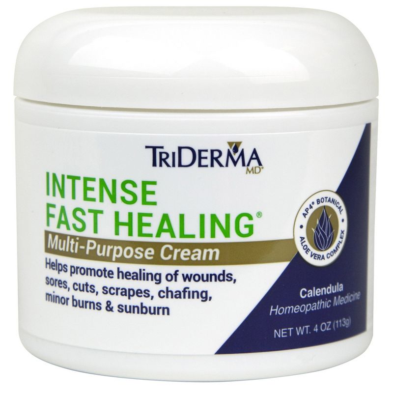 TriDerma MD Intense Fast Healing Cream, with Aloe, 1 Count, 1 of 4