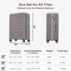 TUYOHW Travel Luggage Set, 3-Piece TSA Lock Suitcase Ensemble with 20 and 28 Inch Sizes with 360° Spinner Wheels - 3 of 4