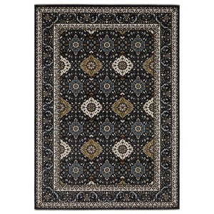 Oriental Weavers Vivian VI04C Navy/ Gold Indoor Area Rug - 5'3" x 7'6" - 1 of 4