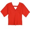 bar III Womens Back Cutout Wrap Blouse - 2 of 2