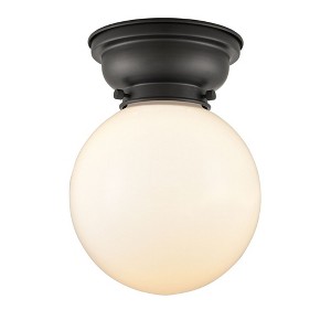 Beacon - 1 Light Flush Mount In Industrial Style-9.15 Inches Tall and 8 Inches Wide - 1 of 1