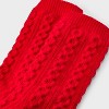 Girls' Cable Knit Lounge Crew Socks - art class™ - 3 of 3