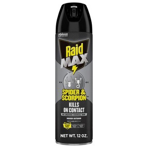 Raid Max Spider and Scorpion Killer Bug Spray - 12oz - 1 of 4