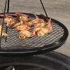 Sunnydaze Outdoor Camping or Backyard Heavy-Duty Steel Round X-Marks Fire Pit Cooking Grilling Grate - 4 of 4