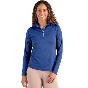 Cutter & Buck Coastline Epic Comfort Recycled Women’s Quarter Zip - 1 of 2