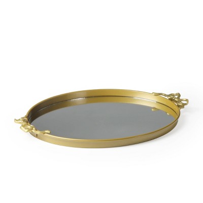 Bow Mirrored Tray - Bullseye's Playground™