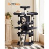 67"H Cat Tree Cat Tower for Indoor Cats, Plush Multi-Level Cat Condo with Scratching Posts - 2 of 4