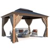 Erommy Hardtop Gazebo Aluminum Frame Gazebo - 3 of 3