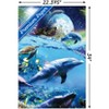 Trends International James Booker - Space Dolphins Unframed Wall Poster Prints - 3 of 4