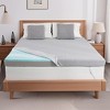 Vipbear 3" Twin Size, Firm to Extra Firm Reversible Mattress, High-Density Memory Foam Bed Topper with Removable Cover, No Smell, for Back Pain Relief - 2 of 4