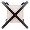 Dora Luggage Rack with Removable Fabric Basket Walnut Brown - Winsome: Guest Room Essentials - image 4 of 4