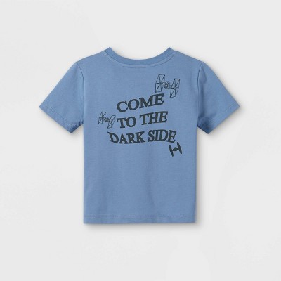 New NWT Toddler Boys Star Wars T Shirt Size 4T 4 T Christmas Darth At-At Blue