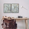 Stupell Industries Autumnal Birch Trees 2pc Framed Giclee Art Set - 2 of 4