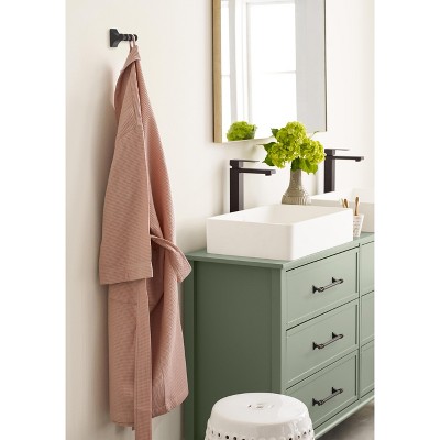 Oil-Rubbed Bronze Double Prong Wall Mounted Robe Hook