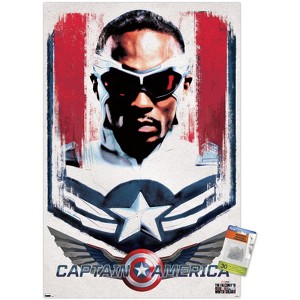 Trends International Marvel Falcon and Winter Soldier - Falcon Illustration Unframed Wall Poster Prints - 1 of 4