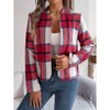 Jackets Women Casual Womens Casual Long Sleeve Short Vintage Pocket Slouchy Womens Casual Jackets and Coats - 4 of 4