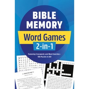 Bible Memory Word Games 2-In-1 - by  Compiled by Barbour Staff (Paperback) - 1 of 1