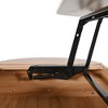 ORRD 47.2" Lift Top Coffee Table with Storage - Modern Oval Hydraulic Lift Table for Living Room & Home Office（Brown） - 3 of 4
