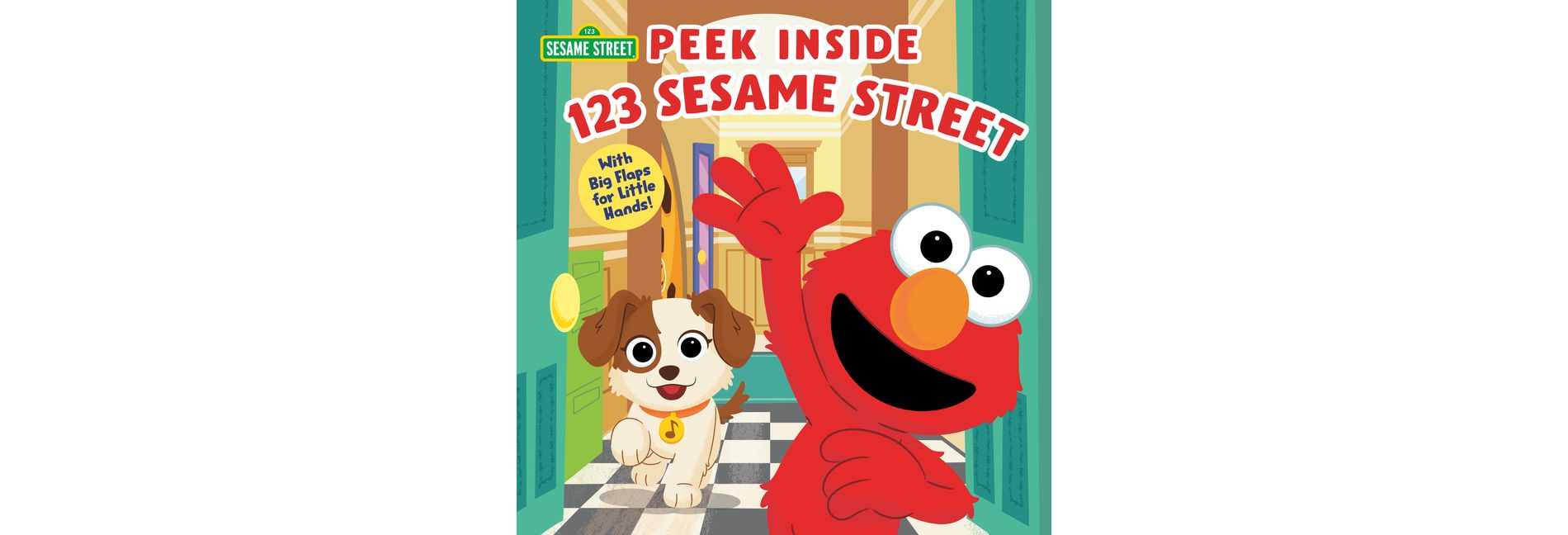 Peek Inside 123 Sesame Street - by  Mary Man-Kong (Board Book)