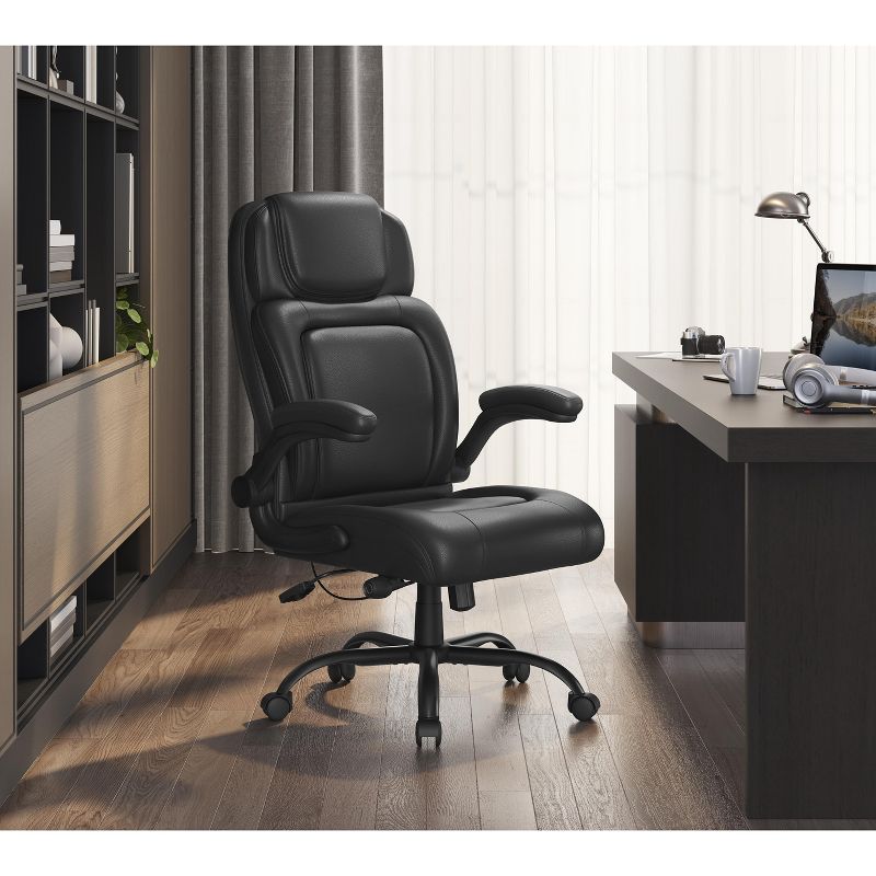 Yaheetech Adjustable Office Chair Ergonomic Desk Chair, 2 of 7