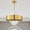 Livex Lighting Orenburg 10 - Light Pendant in  Natural Brass - 3 of 4