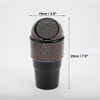 Unique Bargains Car Trash Can Rhinestones Portable Car Cup Holder Trash Bin 1 Pcs - 4 of 4