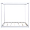 YOOCOZZ King Size Platform Bed with Canopy and Support Legs - 3 of 4