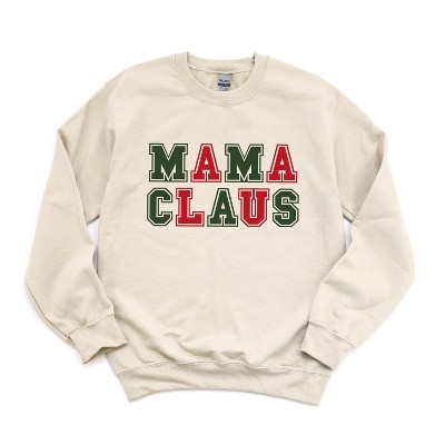 Simply Sage Market Women's Graphic Sweatshirt Mama Claus Colorful
