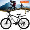 Topteng 26" Mountain Bike 27-Speed Double Disc Brake Suspension Fork MTB for Adults - 2 of 4