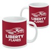 Liberty University Secondary Logo Ceramic Coffee Mug Novelty Gift Mugs for Coffee Tea and Hot Drinks 11oz White - 2 of 4