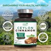 Pure Cinnamon Capsules, True Sri Lanka Certified Organic Ceylon Cinnamon Pills - 120 Capsules;180 capsules - 4 of 4
