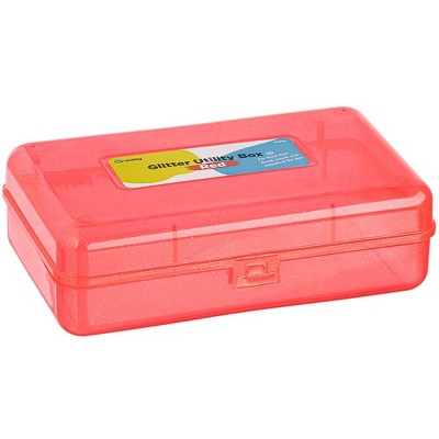 Enday Pencil Box Pink, Plastic Dots Pencil Case, Multipurpose Storage Utility  Box Organizer with Snap Closure for Home and Office : : Office  Products
