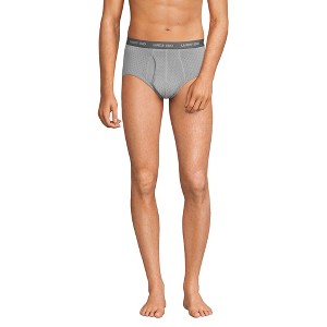 Lands' End Men's Comfort Knit Brief 3 Pack - 1 of 4